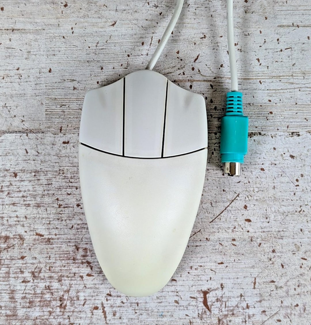 Generic 3 Button PS/2 Mouse Model GM-203P Tested Works Wave Point ...
