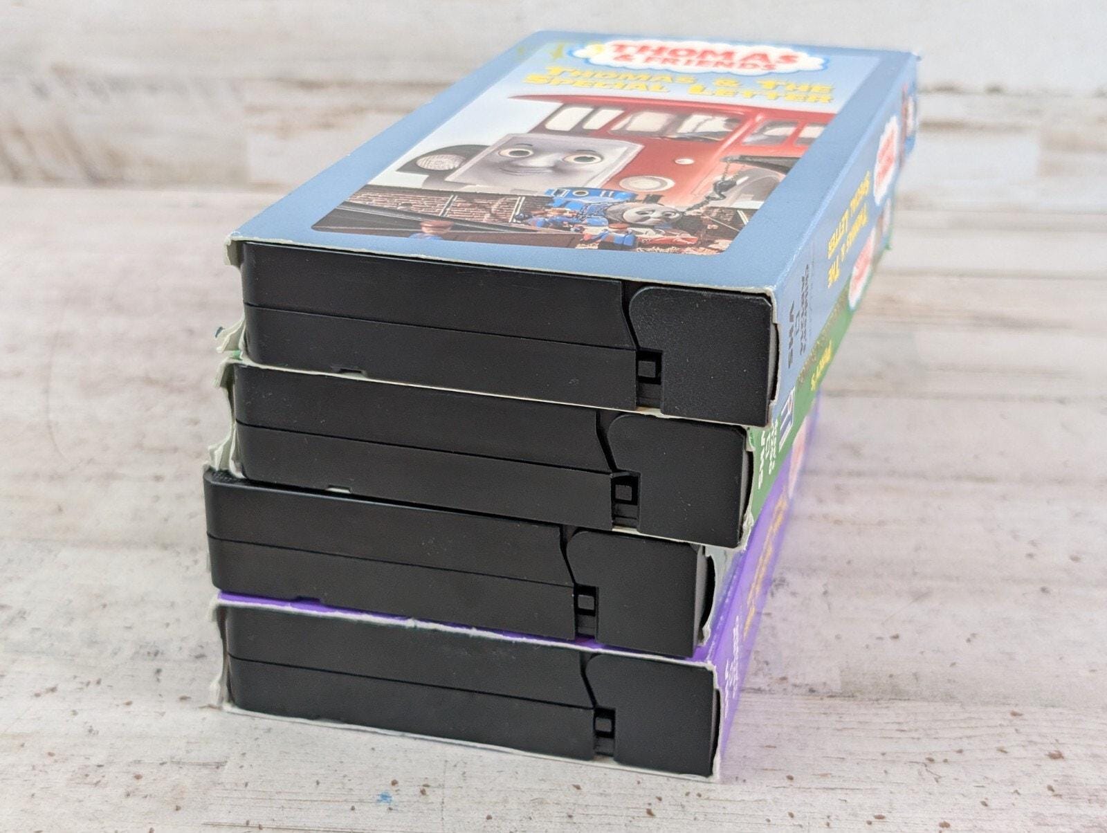 Lot 4 Thomas Friends VHS Special Letter Chocolate Crunch