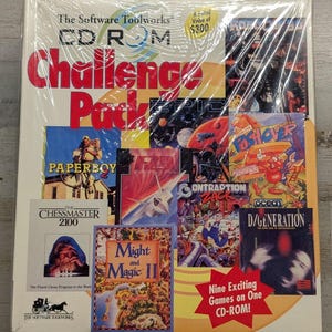 The Software Toolworks CD-ROM Challenge Pack IBM Pc 9 Games Compilation