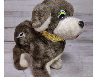 Vintage Wind Up Acrobat Pup by Jamina 1970s Dog Toy *NOT WORKING - PARTS Only*
