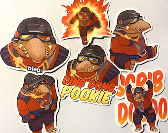 Biddy Blas Sticker Pack - Scrib Doon