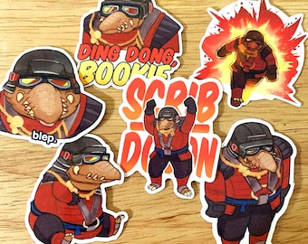 Biddy Blas Sticker Pack - Scrib Doon