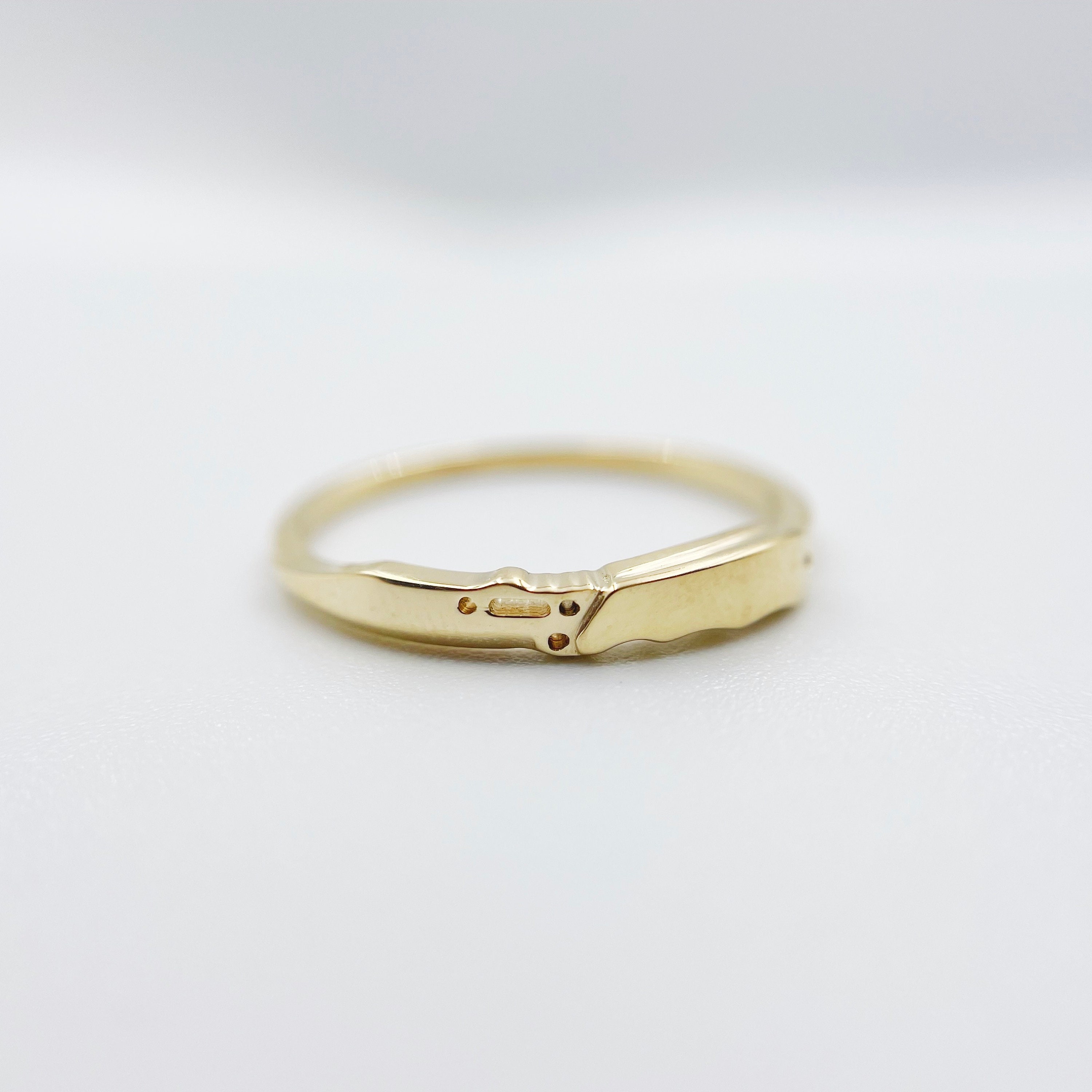14K Solid Gold Swiss Knife Ring