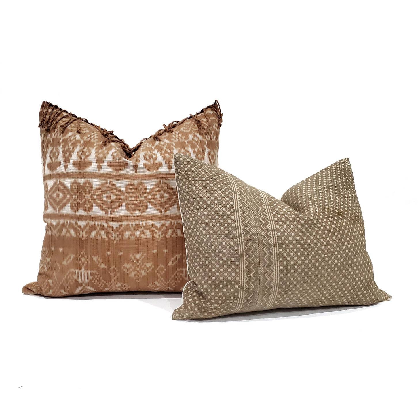 15×21 camel Chinese wedding blanket pillow cover