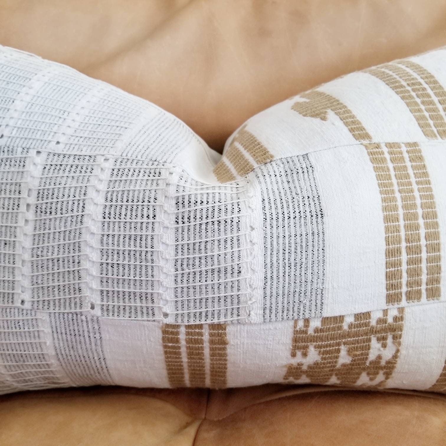 12×20 Aso oke pillow cover, yoruba pillow, African mudcloth pillow