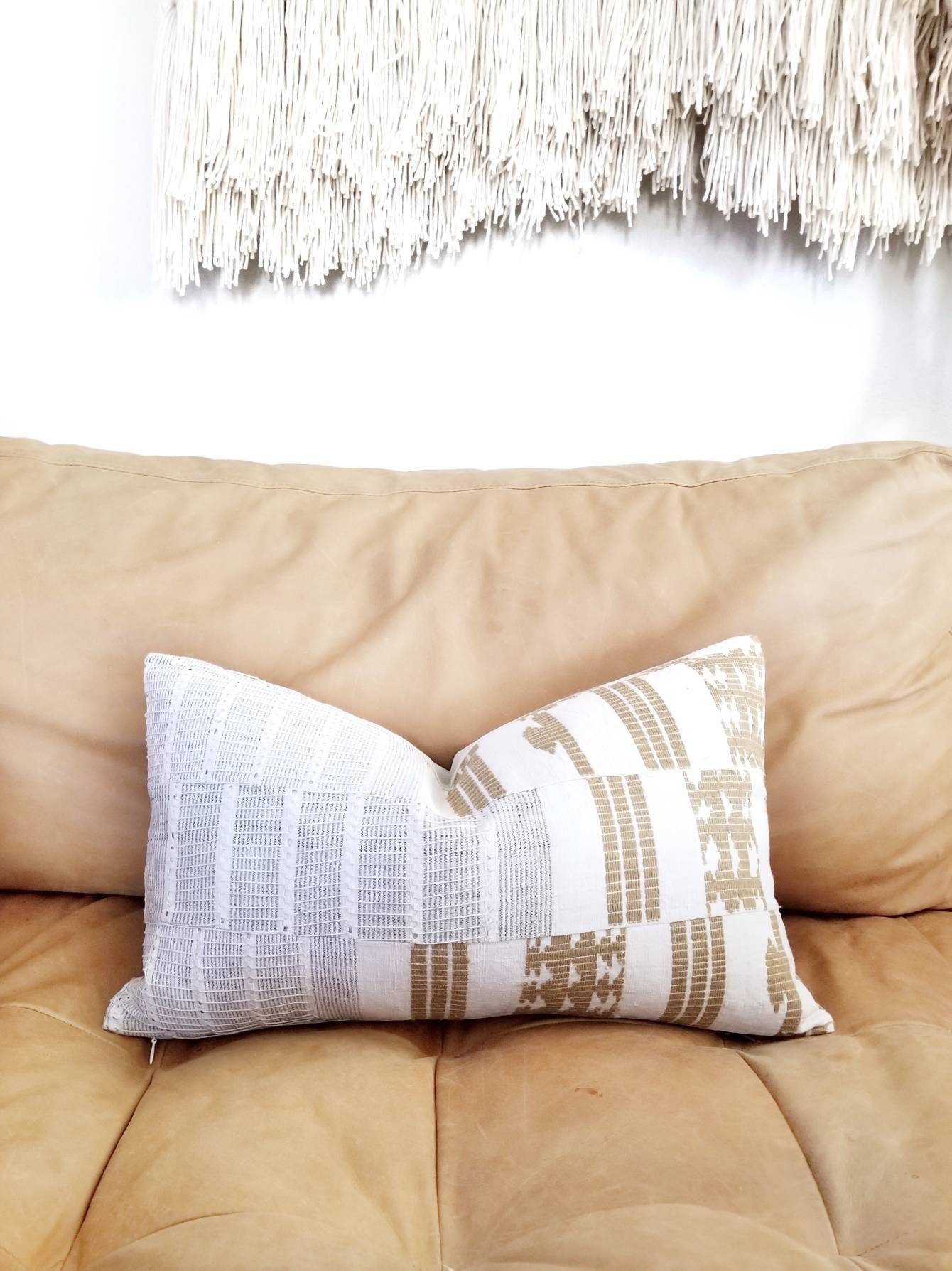 12×20 Aso oke pillow cover, yoruba pillow, African mudcloth pillow