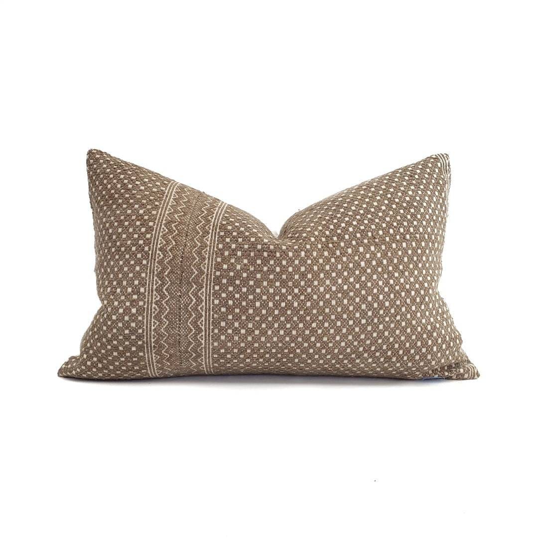 Chinese Wedding Blanket Pillow, Various Sizes Brown Chinese Wedding