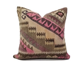 18" Kilim pillow cover