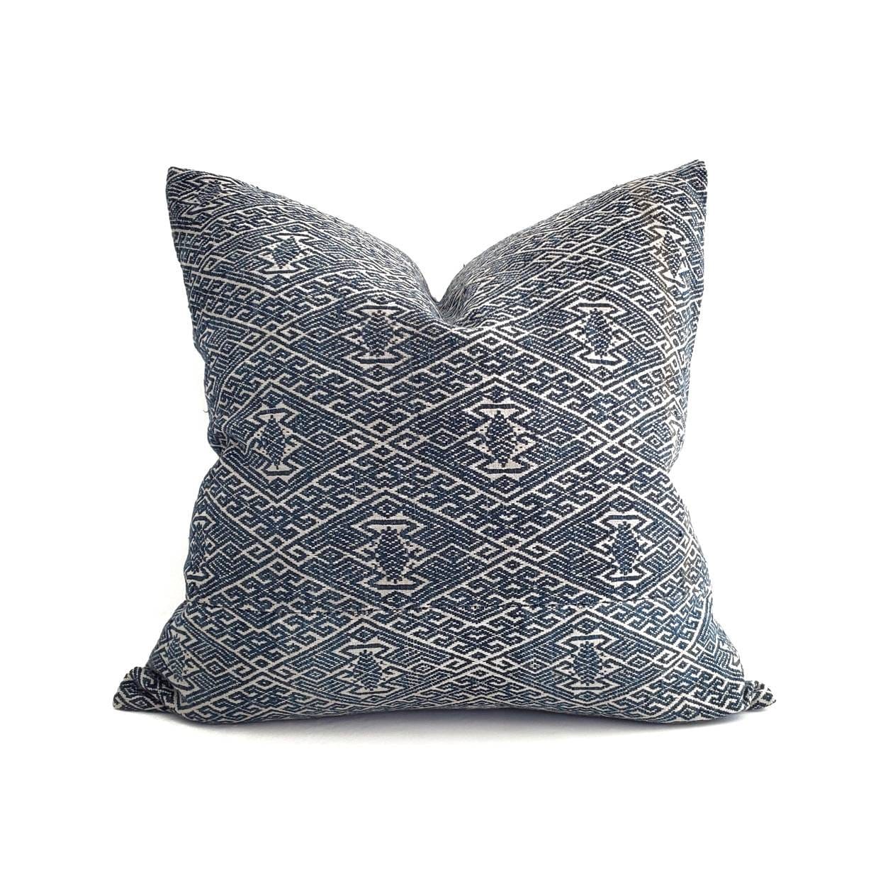 20 indigo Chinese wedding blanket pillow cover