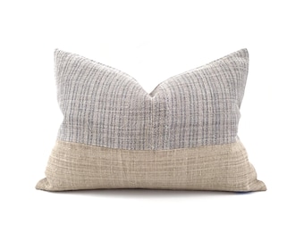 Chinese fireweed hemp pillow, 14"×20" fireweed Chinese hemp linen+ sand hemp pillow cover