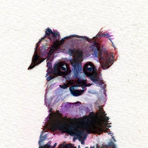 Portraits d&#39;animaux d&#39;aquarelle personnalisés peints à la main, personnalisés, basés sur vos photos et description