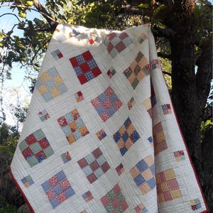 Floating Boxes a jelly roll, pdf quilt pattern