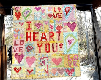 Crazy Love, a Free Form Scrap Quilt Pattern