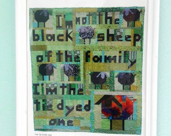 Downloadable print, I'm Not the Black Sheep
