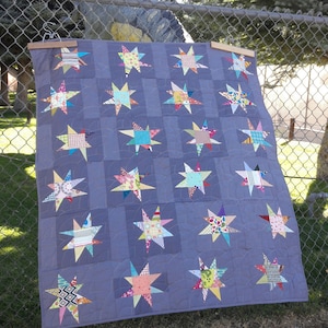 Sparkle a modern baby quilt pattern