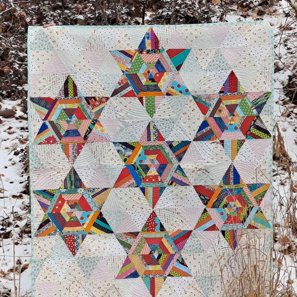 Seven Sisters pdf quilt pattern