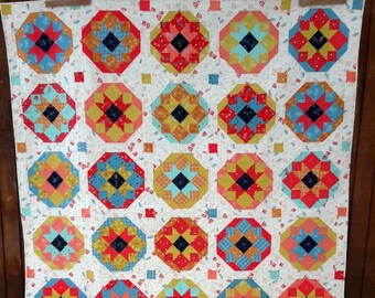 Dessert Rose Fat Quarter Quilt Pattern