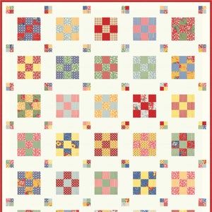 Floating Boxes a jelly roll, pdf quilt pattern image 3