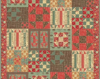 Ho Down patchwork quilt pattern