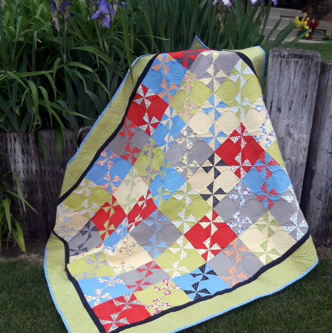 Spin Cycle Quilt Pattern Etsy