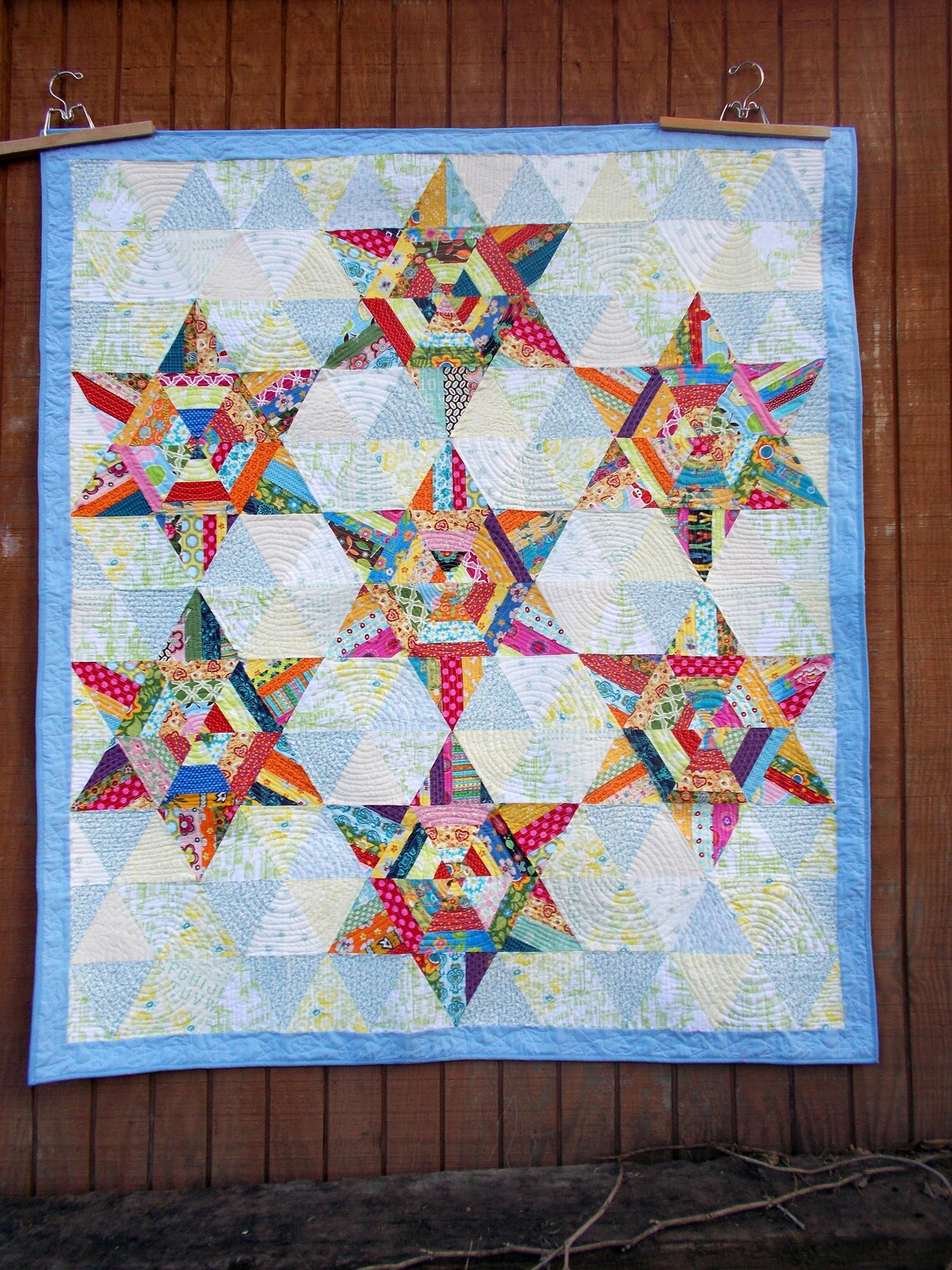 Seven Sisters Pdf Quilt Pattern Etsy