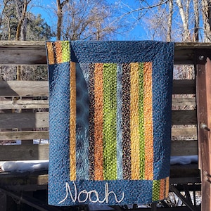 Taffy Pull Quilt Kit with Chenille it for Personalization