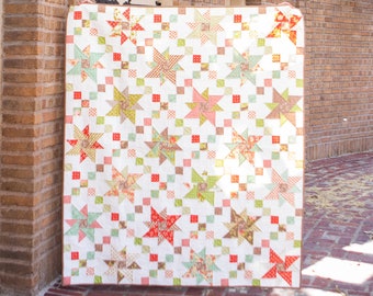 Twisted Star pdf quilt pattern