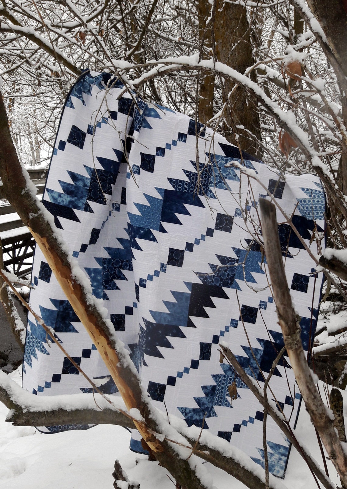 Rhythm & Blues Masculine Quilt Pattern Etsy