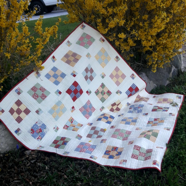 Floating Boxes Quilt Pattern Etsy