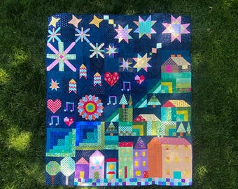 Summer Nights Sampler Quilt Pattern Booklet