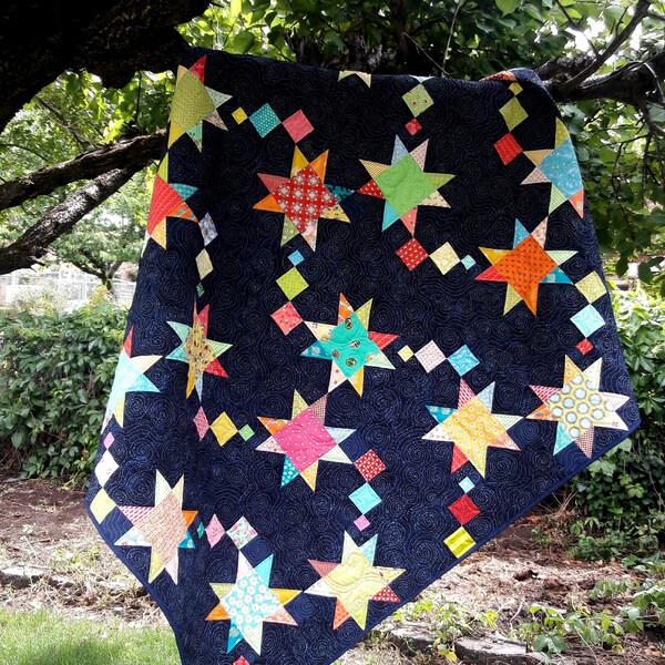 Shooting Stars pdf quilt pattern