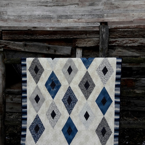 Modern Quilt Pattern Prism PDF Etsy