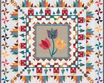 Mountain Home Medallion pdf quilt pattern