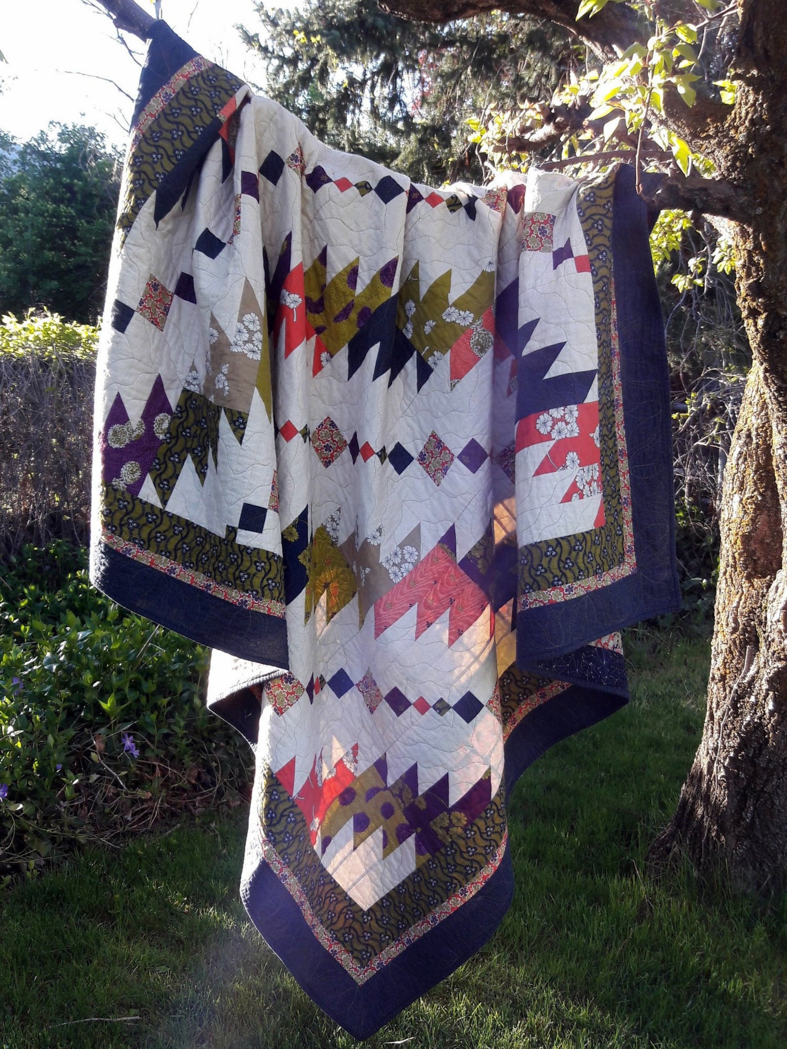 Rhythm & Blues Masculine Pdf Quilt Pattern Etsy Canada