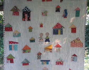 It Takes A Village modern quilt pattern