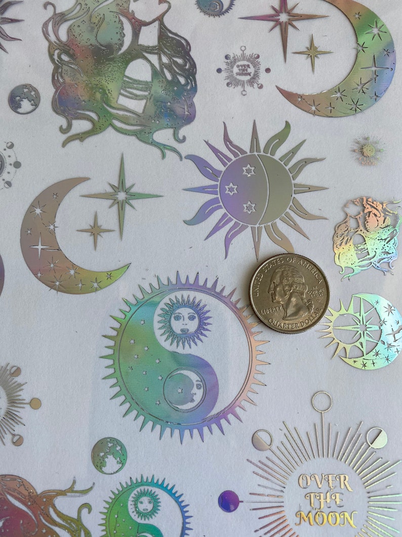 Transparency Foiled Resin Sheets New