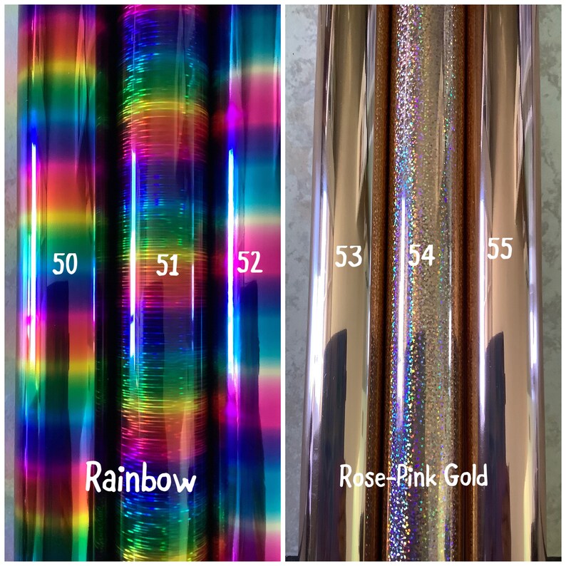 Transparency Foiled Resin Sheets New
