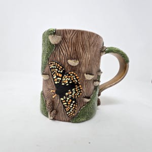 Edith's Checkerspot Butterfly Stump Mug