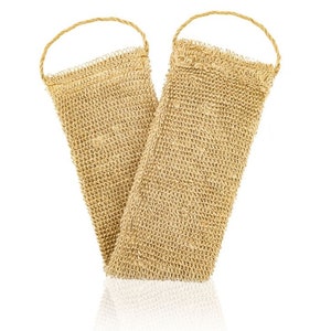 Hemp back scrubber