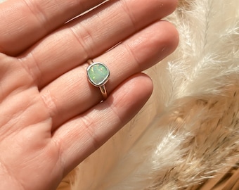 Ethiopian Opal Statement Ring 14k Gold-Filled