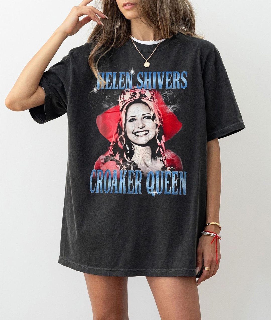 Chemise vintage Helen Shivers Croaker Queen, haut Helen Shivers, Helen ...