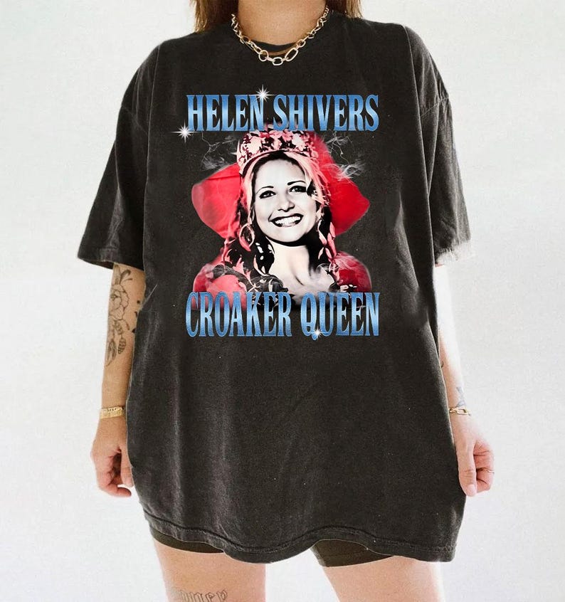 Chemise vintage Helen Shivers Croaker Queen, haut Helen Shivers, Helen ...