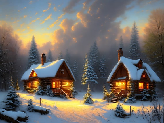 Log Cabin Wallpaper Walls