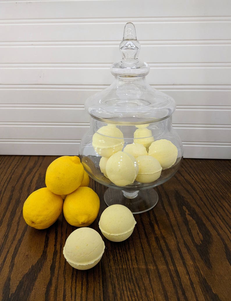 Lemon Bath Bombs Etsy