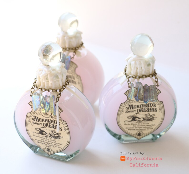 Vintage Look Mermaid Potion Labels 37 Halloween Apothecary - Etsy Canada