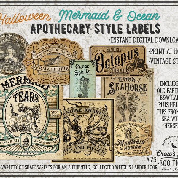 Apothecary Labels - Etsy