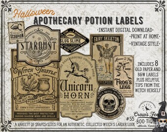 unicorn blood labels etsy