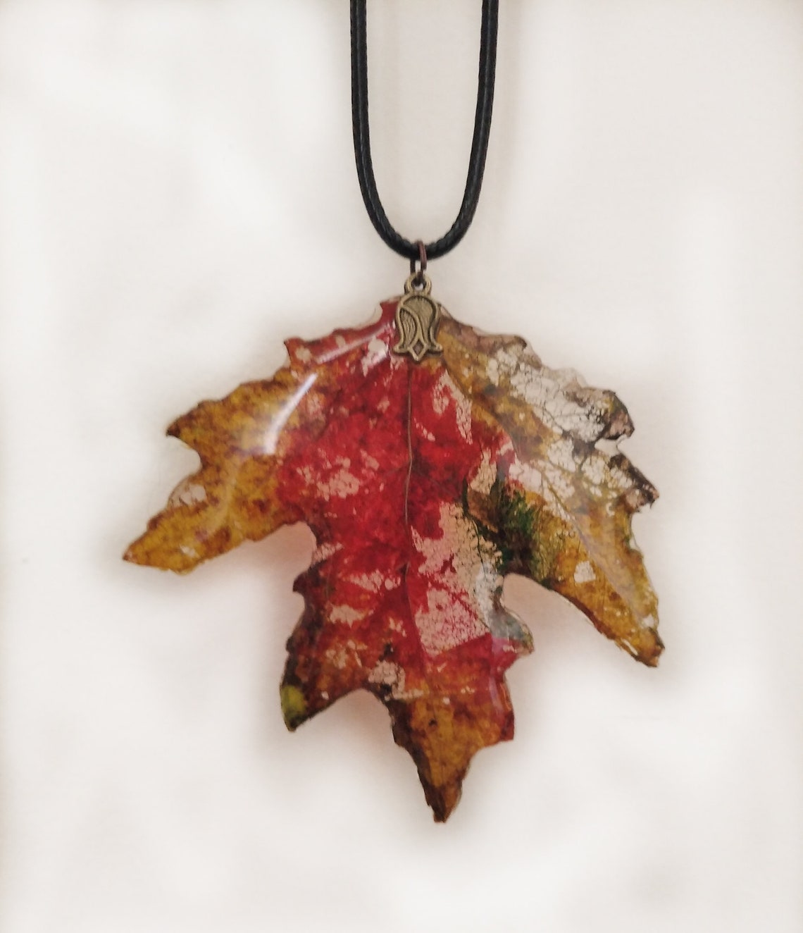 Real Poplar Leaf Necklace3 Natural Leaf Jewelry Gift for Her Etsy