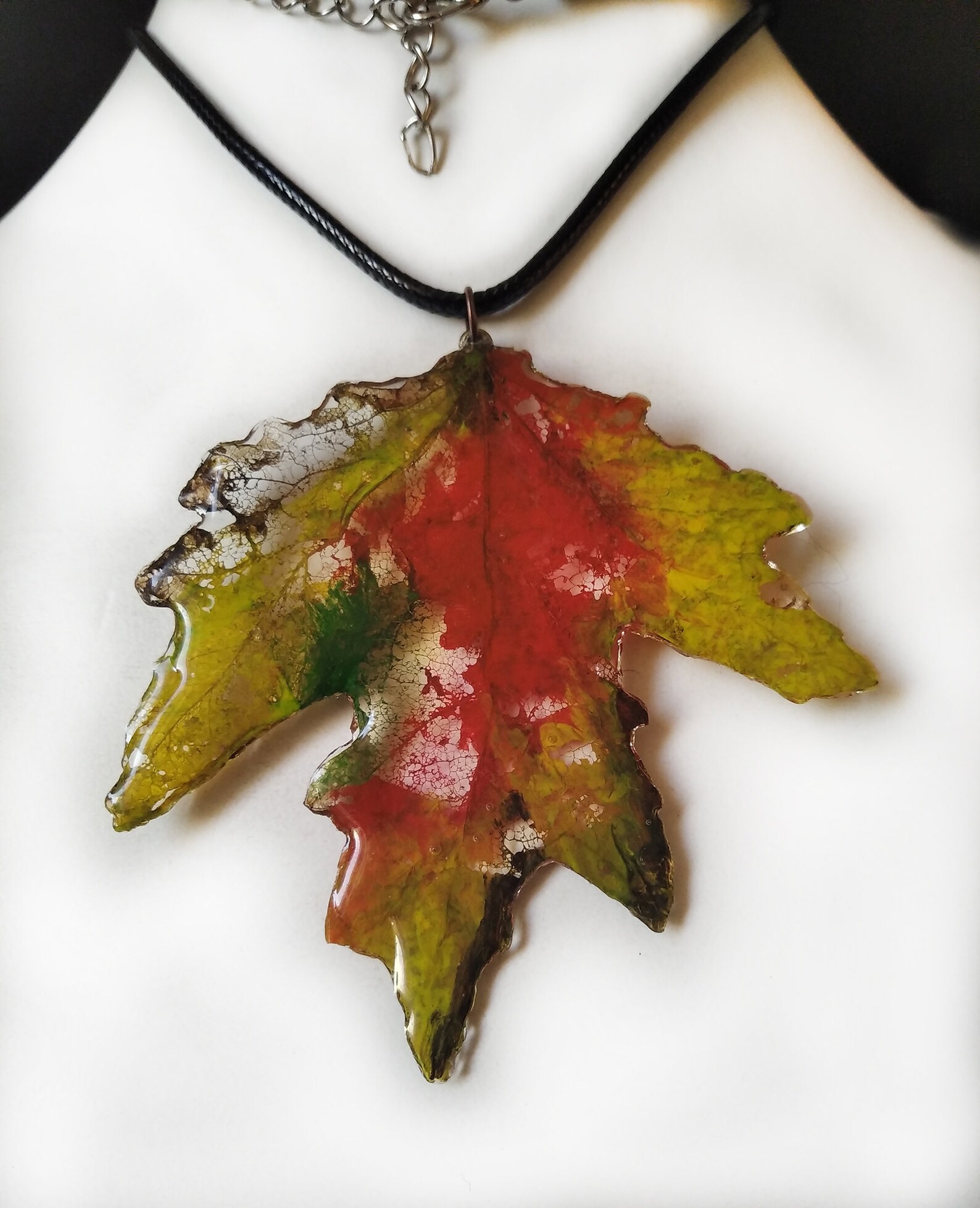 Real Poplar Leaf Necklace3 Natural Leaf Jewelry Gift for Her Etsy