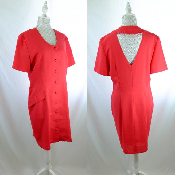 Vintage Red Dress Cute